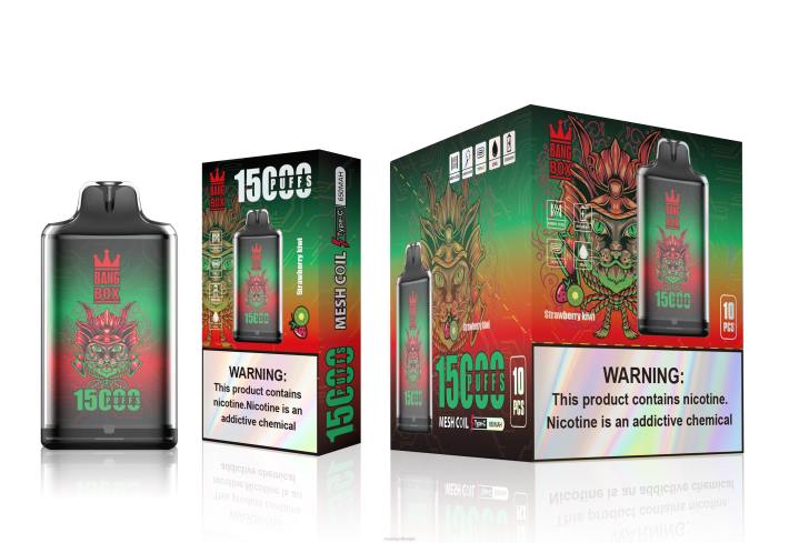 E-Liquid Kopen België 404V100 aardbei-kiwi - Bang Box s1-15000 trekjes
