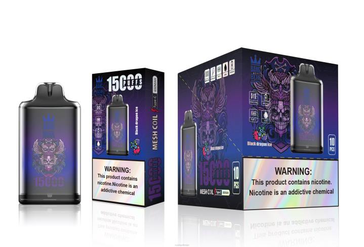 E-Liquid Kopen België 404V110 zwart drakenijs - Bang Box s1-15000 trekjes