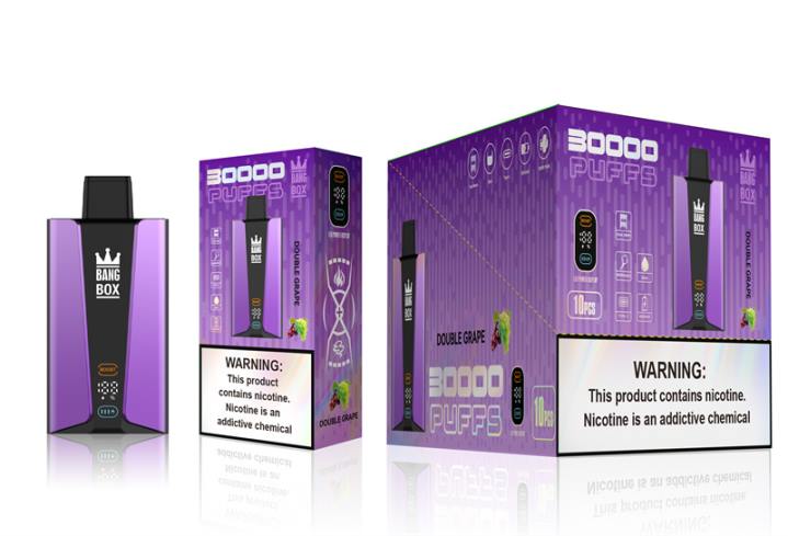 E-Liquid Kopen België 404V85 dubbele druif - Bang Box 30.000 trekjes slim scherm