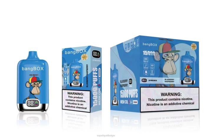 Vape België 404V46 bosbes framboos - Bang Box 15000 trekjes