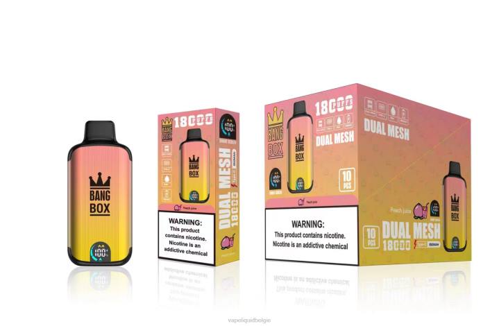 Vape België 404V91 perziksap - Bang Box 18000 trekjes