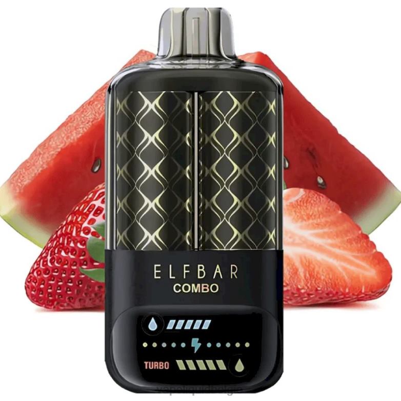 Vape België T26H610 - watermeloen & aardbei Elf Bar Combo 25000