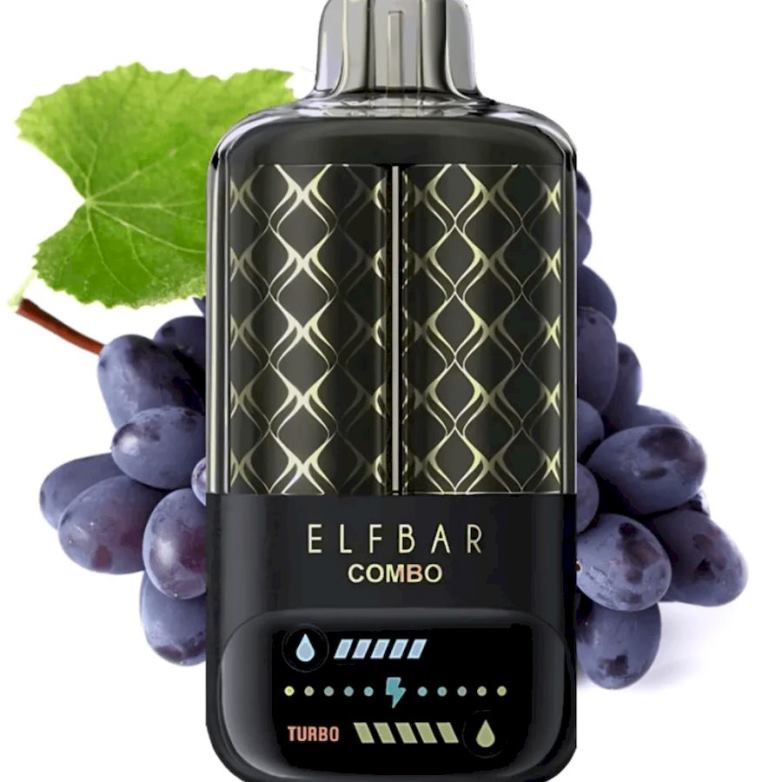 Vape België T26H67 - druif & mary drankje Elf Bar Combo 25000
