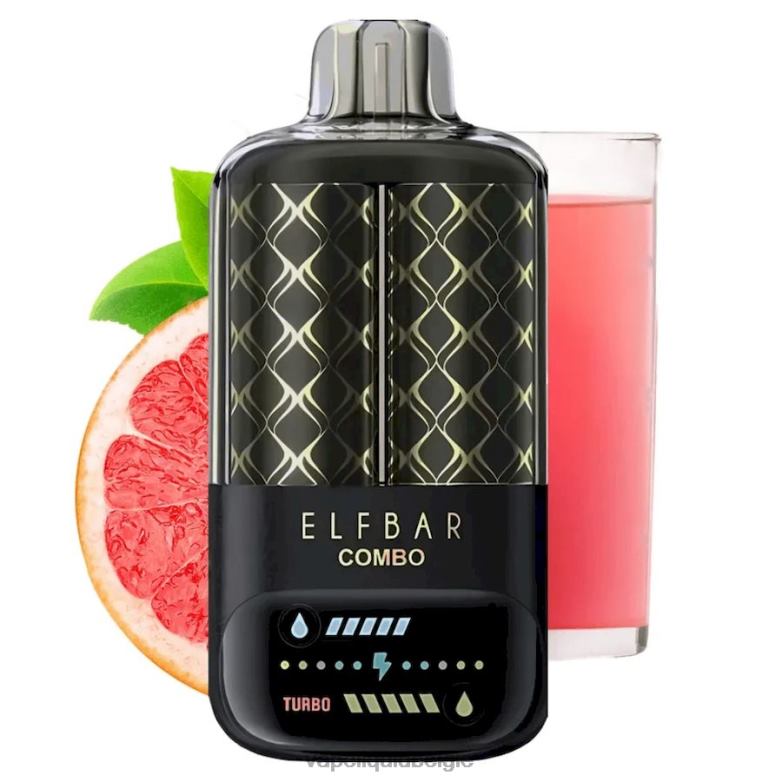 Vape Liquid T26H611 - roze limonade en grapefruit Elf Bar Combo 25000
