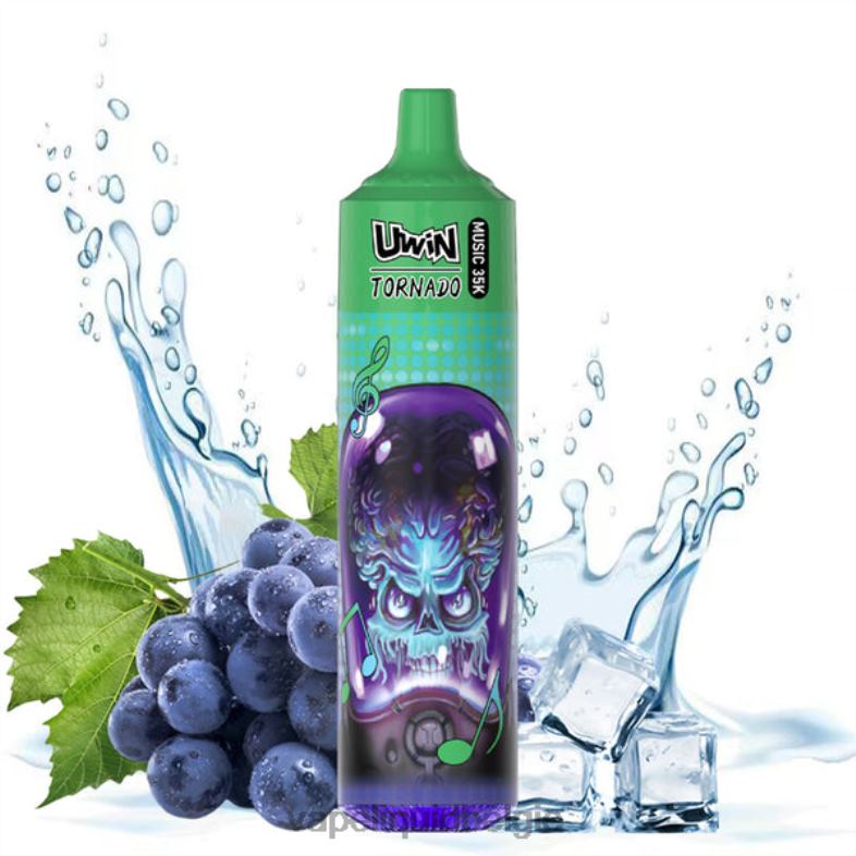 Vape Liquid druiven ijs | UWIN CRYSTAL 35k wegwerpdamp 0NBT817