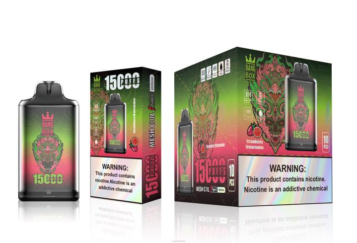 Vape Smaken 404V103 aardbei watermeloen - Bang Box s1-15000 trekjes