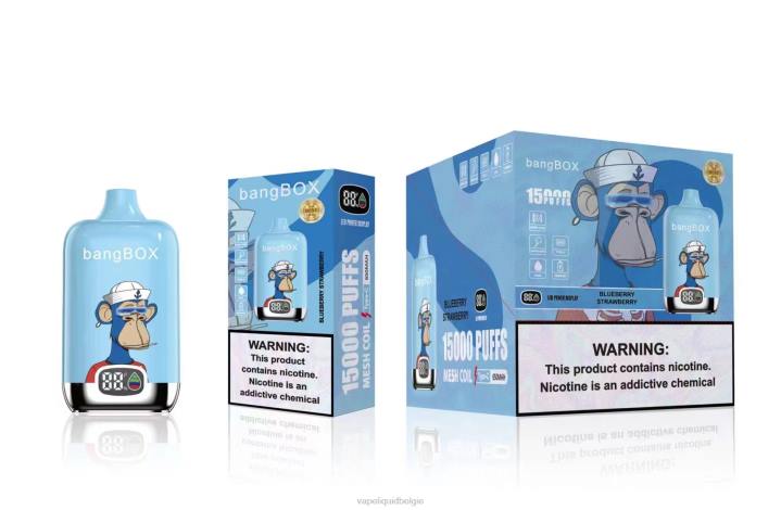 Vape Smaken 404V38 bosbes aardbei - Bang Box 15000 trekjes