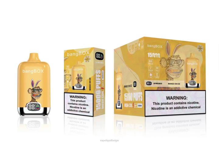 Vape Smaken 404V48 mango op ijs - Bang Box 15000 trekjes