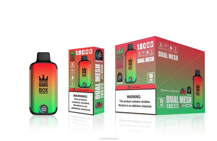 Vape Smaken 404V88 aardbei watermeloen - Bang Box 18000 trekjes