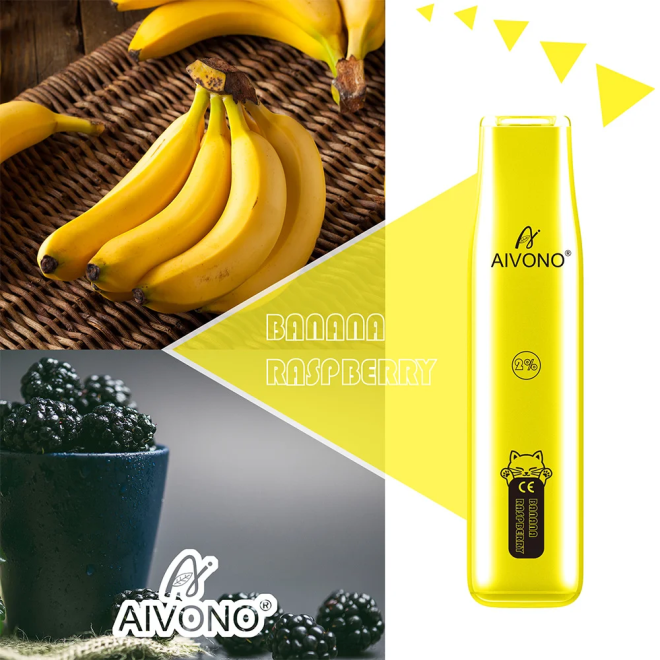 Aivono AIM CAT 400 banaan framboos - H8VF334 Vape België