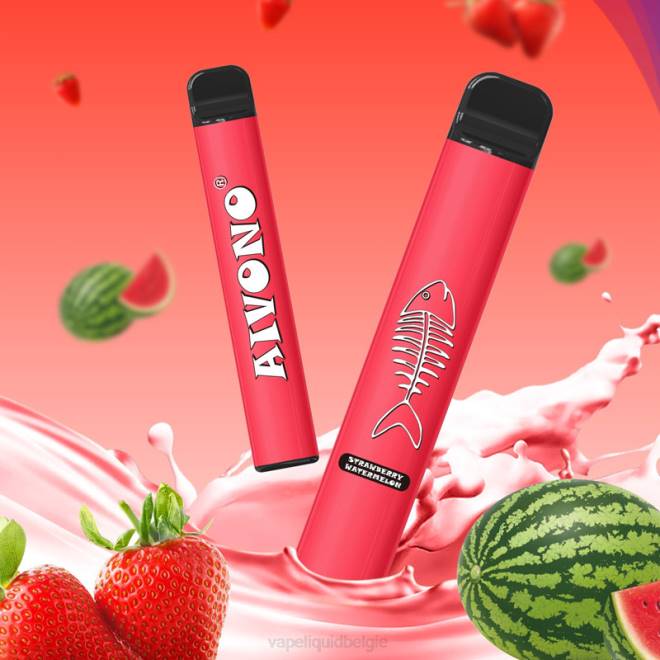 Aivono AIM FISHBONE 600 aardbei watermeloen - H8VF282 E-Liquid Kopen België