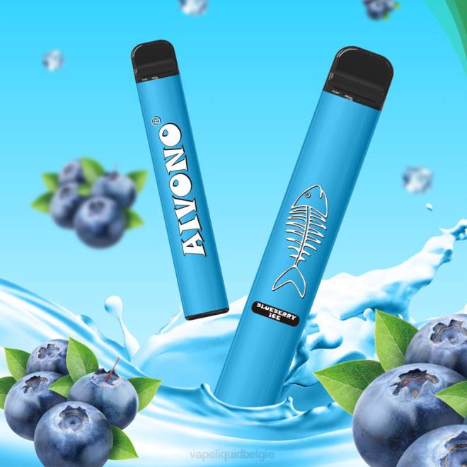 Aivono AIM FISHBONE 600 bosbessen ijs - H8VF279 E-Liquid Kopen België