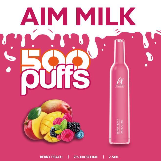 Aivono AIM MILK 500 bessen perzik - H8VF273 E-Liquid Kopen België