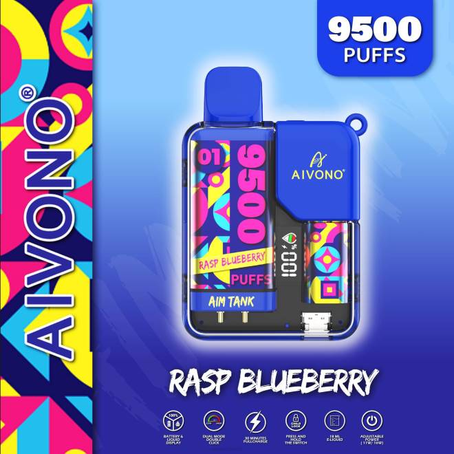 Aivono AIM TANK 9500 framboos bosbes - H8VF33 E-Liquid Kopen België