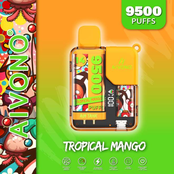 Aivono AIM TANK 9500 tropische mango - H8VF39 E-Liquid Kopen België