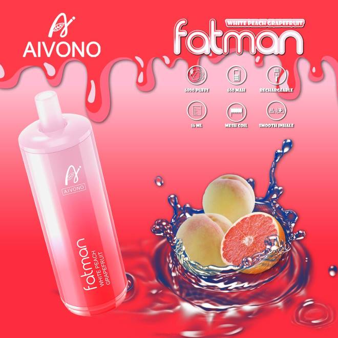 Aivono FATMAN 6800 pompelmoes - H8VF25 Vape België