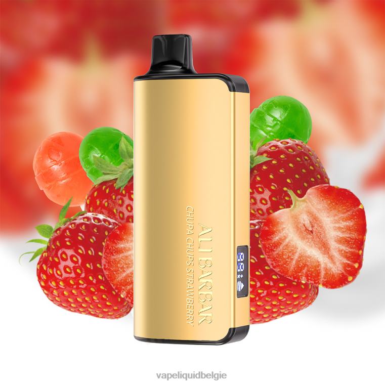 Alibarbar Ingot 9000 wegwerpdamp chupa chups aardbei DZ24017 Vape Liquid