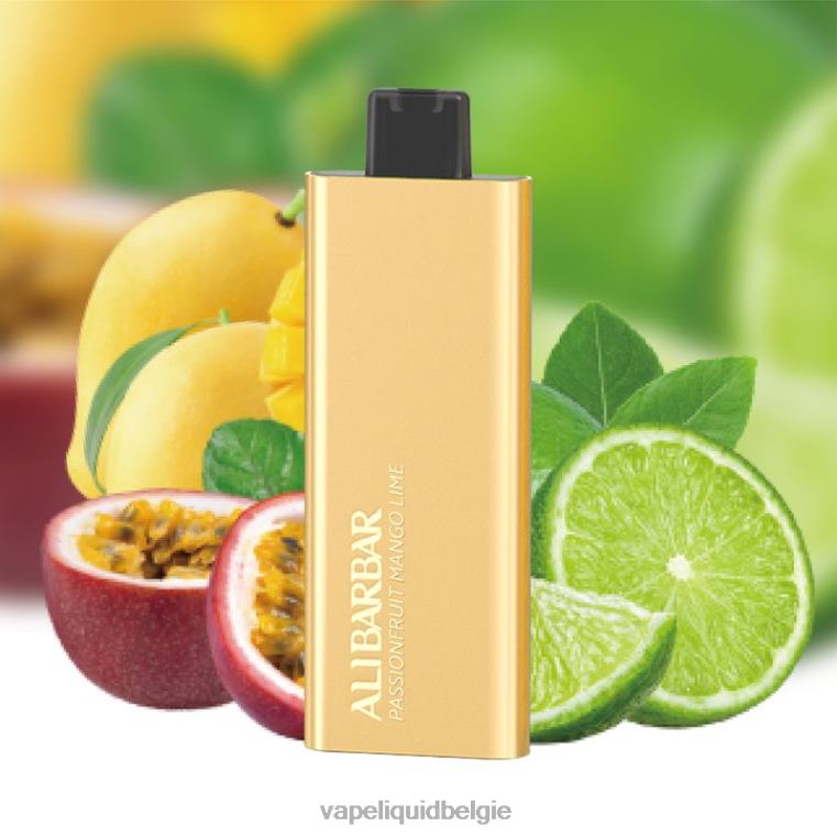 Alibarbar Pandora 7000 wegwerpdamp passievrucht-mango-limoen DZ24058 Vape Smaken
