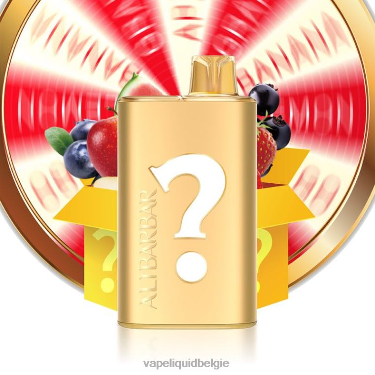 Alibarbar Rich 8000 wegwerpdamp smaak roulette DZ2401 Vape België