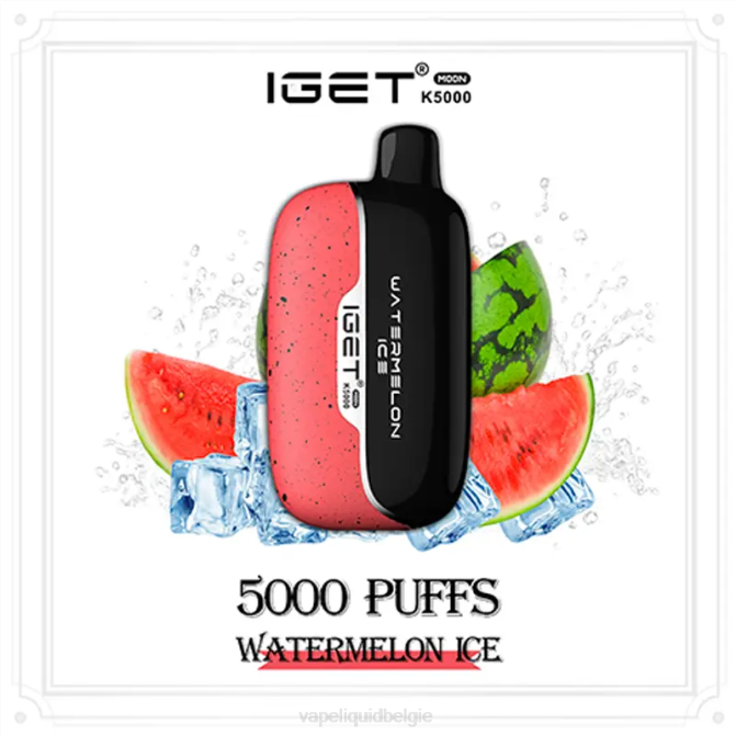 Vape Smaken NVF88 watermeloen ijs IGET Moon k5000