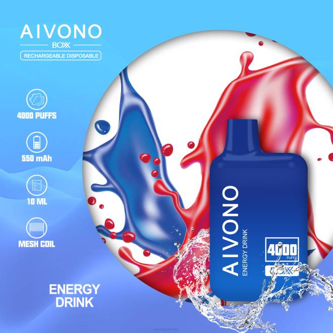 Aivono AIM BOXX 4000 energie drankje - H8VF225 E-Liquid Kopen België
