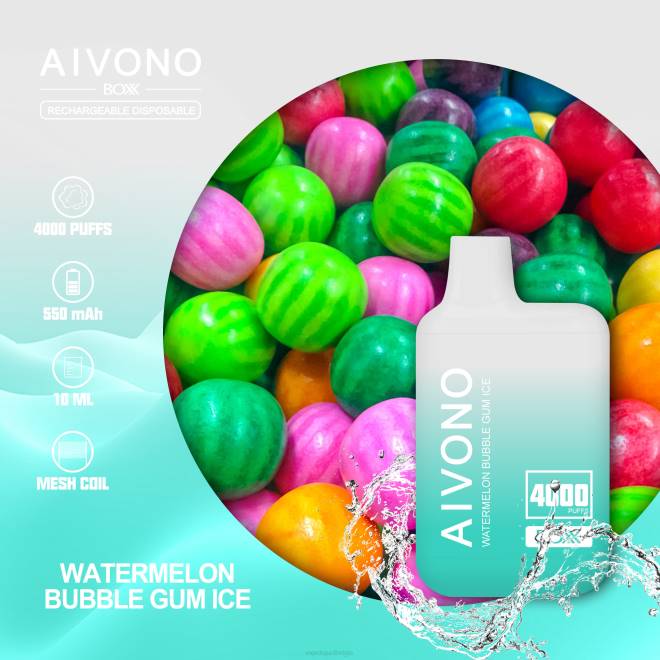 Aivono AIM BOXX 4000 watermeloen kauwgom ijs - H8VF227 Vape Liquid