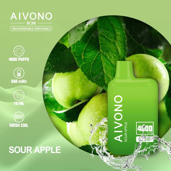 Aivono AIM BOXX 4000 zure appel - H8VF220 Vape België