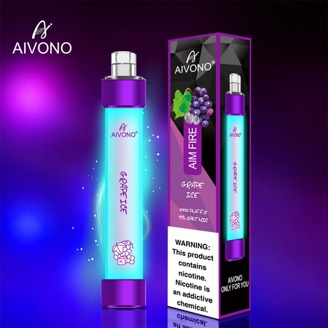 Aivono AIM FIRE 1000 druiven ijs - H8VF329 Vape Liquid