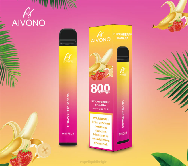 Aivono AIM PLUS 800 aardbei banaan - H8VF192 E-Liquid Kopen België