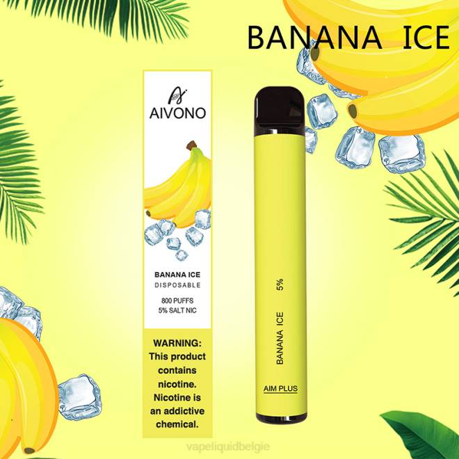 Aivono AIM PLUS 800 bananen ijs - H8VF171 E-Liquid Kopen België