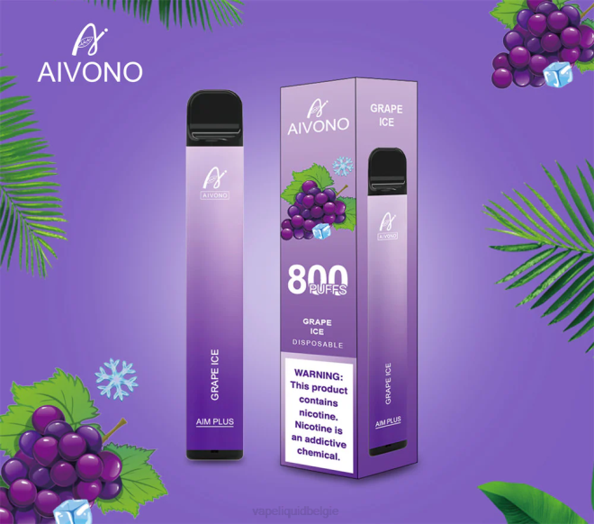 Aivono AIM PLUS 800 druiven ijs - H8VF179 Vape Liquid