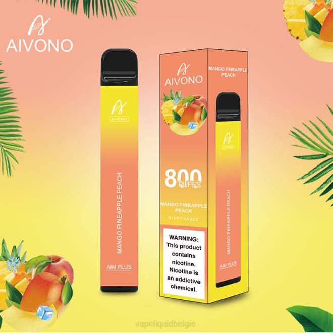 Aivono AIM PLUS 800 mango ananas perzik - H8VF186 E-Liquid Kopen België
