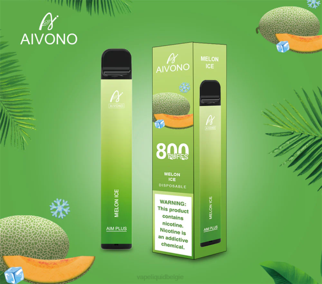 Aivono AIM PLUS 800 meloen ijs - H8VF187 Vape België