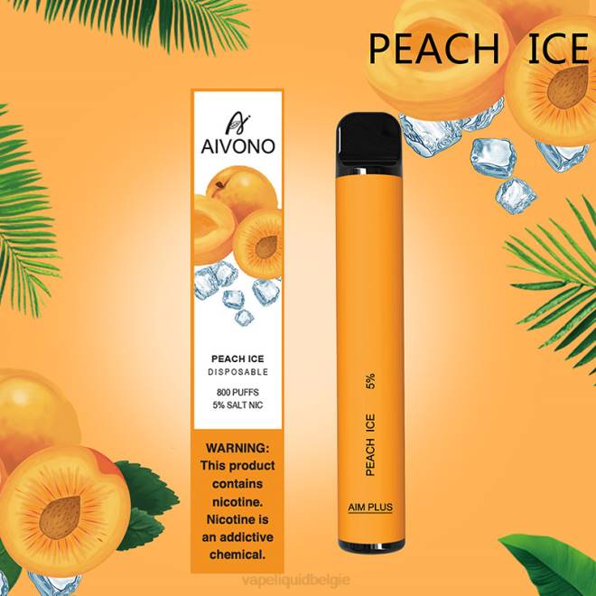 Aivono AIM PLUS 800 perzik ijs - H8VF190 Vape België
