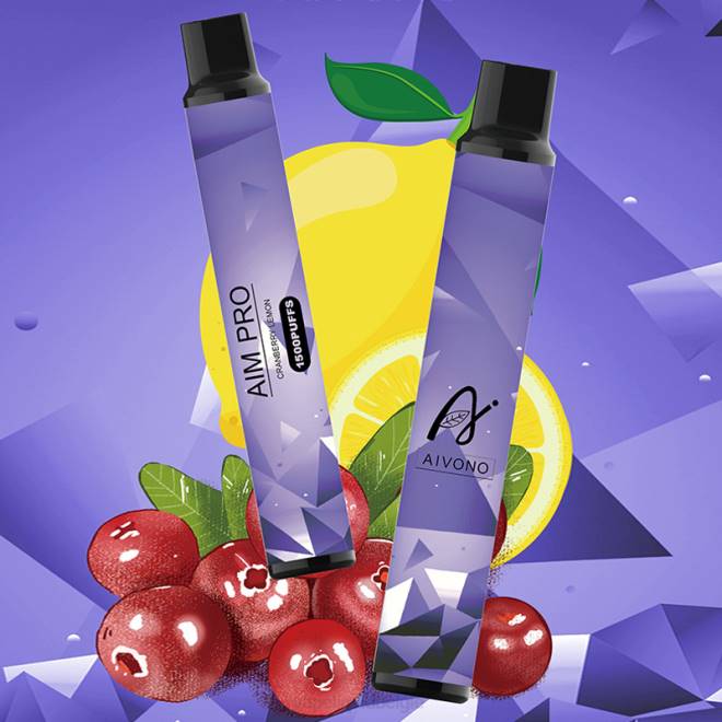 Aivono AIM PRO 1500 cranberry citroen - H8VF168 E-Liquid Kopen België
