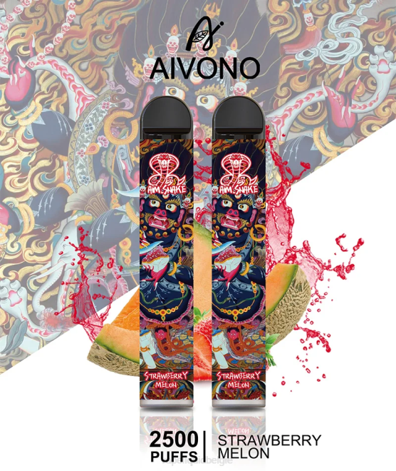 Aivono AIM SNAKE 2500 aardbei meloen - H8VF320 Vape Liquid