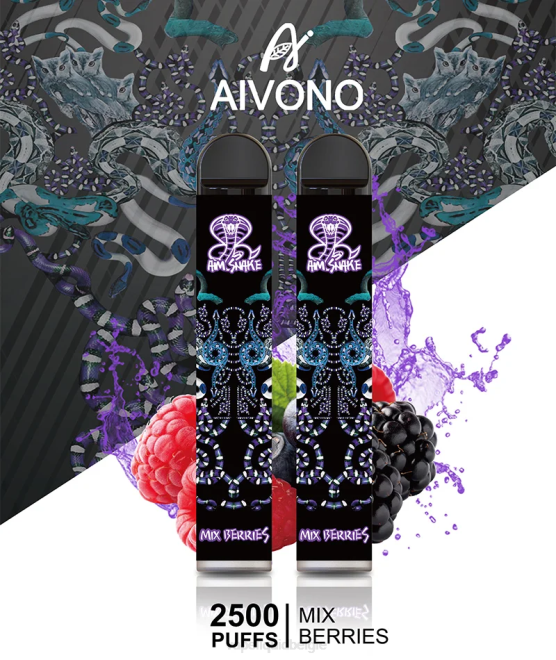 Aivono AIM SNAKE 2500 bessen mengen - H8VF312 E-Liquid Kopen België