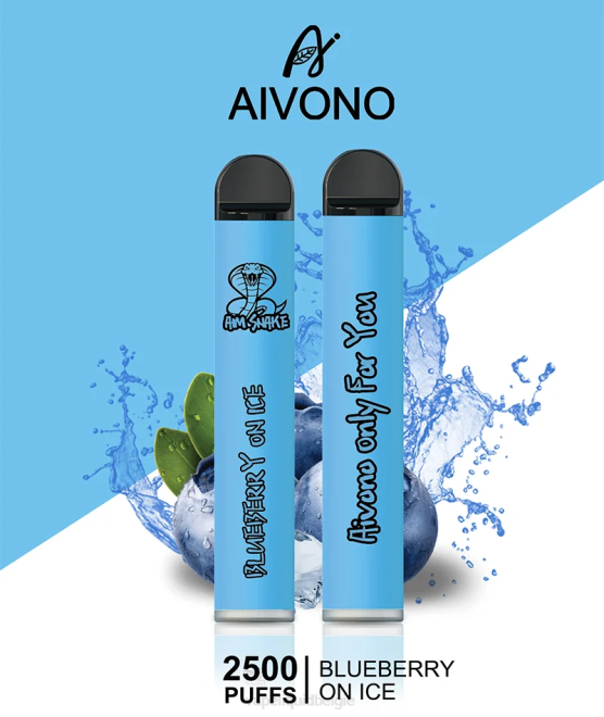 Aivono AIM SNAKE 2500 bosbessen op ijs - H8VF299 Vape Liquid