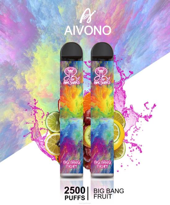 Aivono AIM SNAKE 2500 grote knalfruit - H8VF322 Vape België