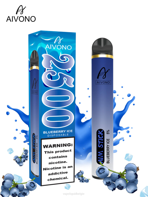 Aivono AIM STICK 2500 bosbessen ijs - H8VF152 Vape Liquid