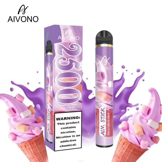 Aivono AIM STICK 2500 vanille-taro-ijs - H8VF147 E-Liquid Kopen België