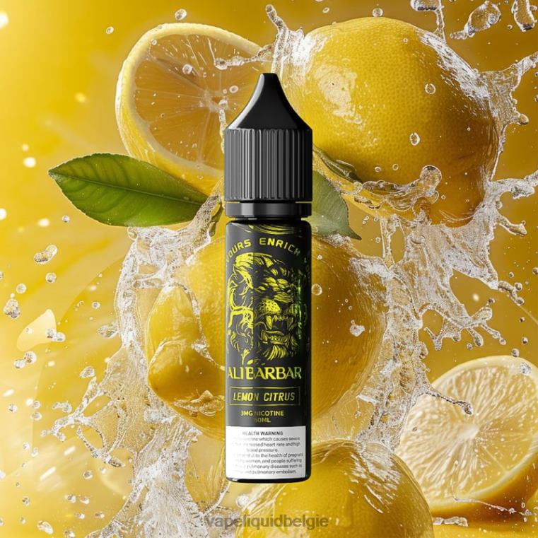 Alibarbar waterpijp onyx citroen citrus DZ240108 Vape Smaken