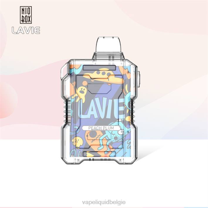 B82B198 E-Liquid Kopen België | perzik pruim LAVIE NIO BOX 9000 trekjes