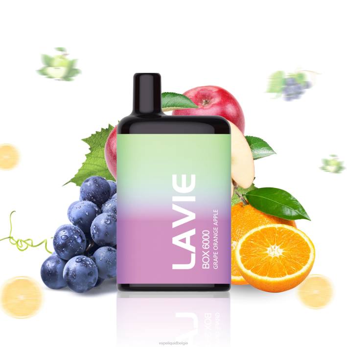 B82B202 Vape België | druif oranje appel LAVIE BOX 6000 trekjes