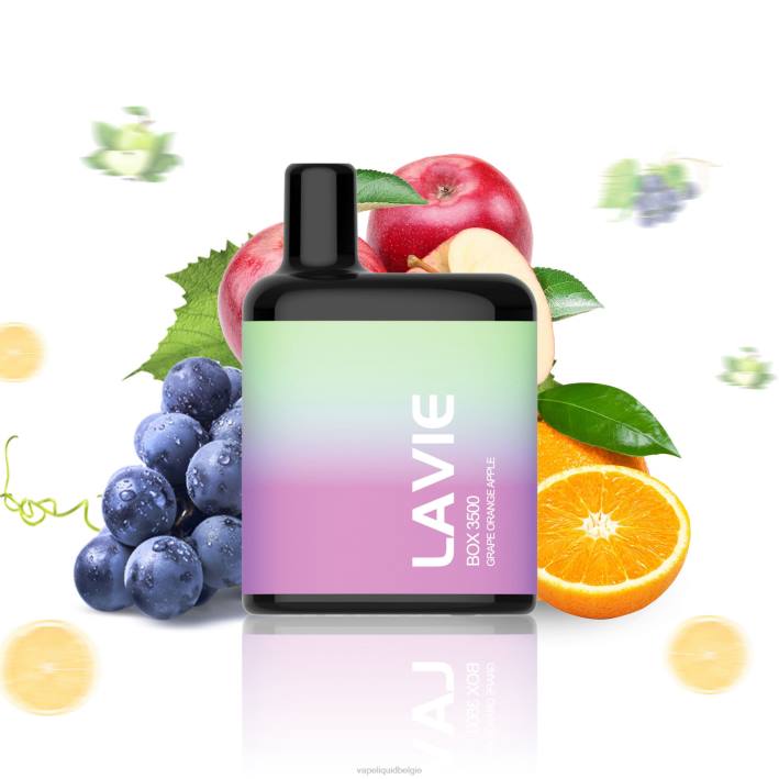 B82B212 Vape Liquid | druif oranje appel LAVIE BOX 3500 trekjes