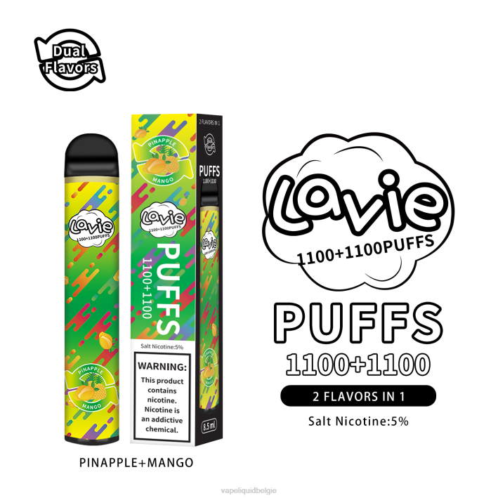 B82B296 Vape Liquid | ananas/mango LAVIE BAR Switch 2200 trekjes