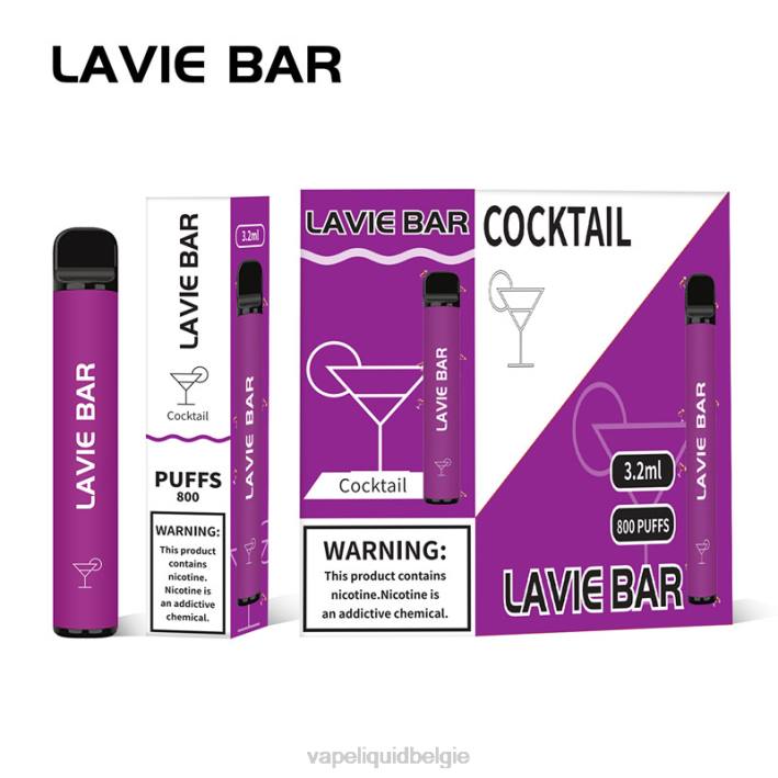 B82B312 E-Liquid Kopen België | cocktail LAVIE BAR 800 trekjes