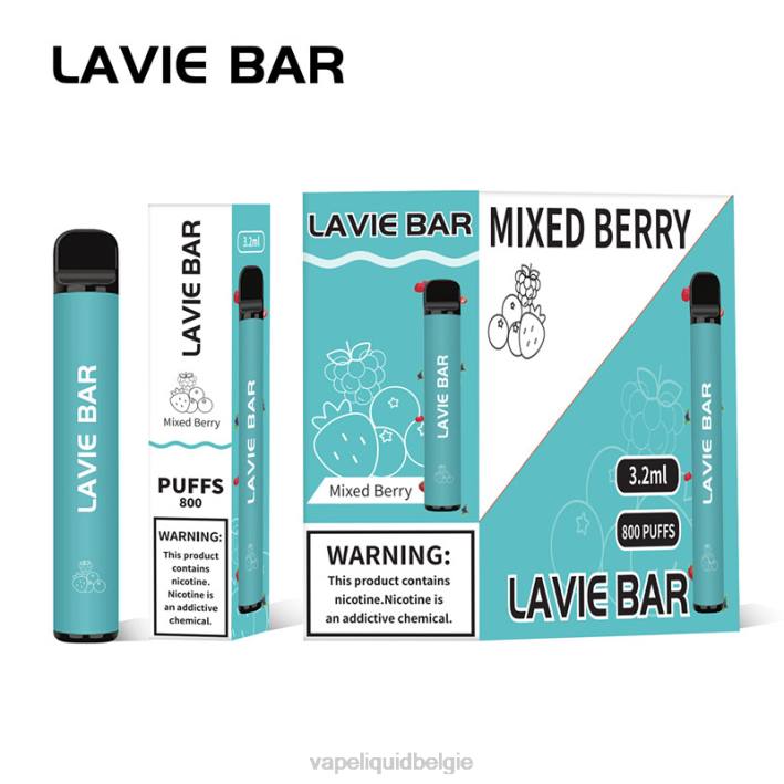 B82B316 Vape België | gemengde bessen LAVIE BAR 800 trekjes
