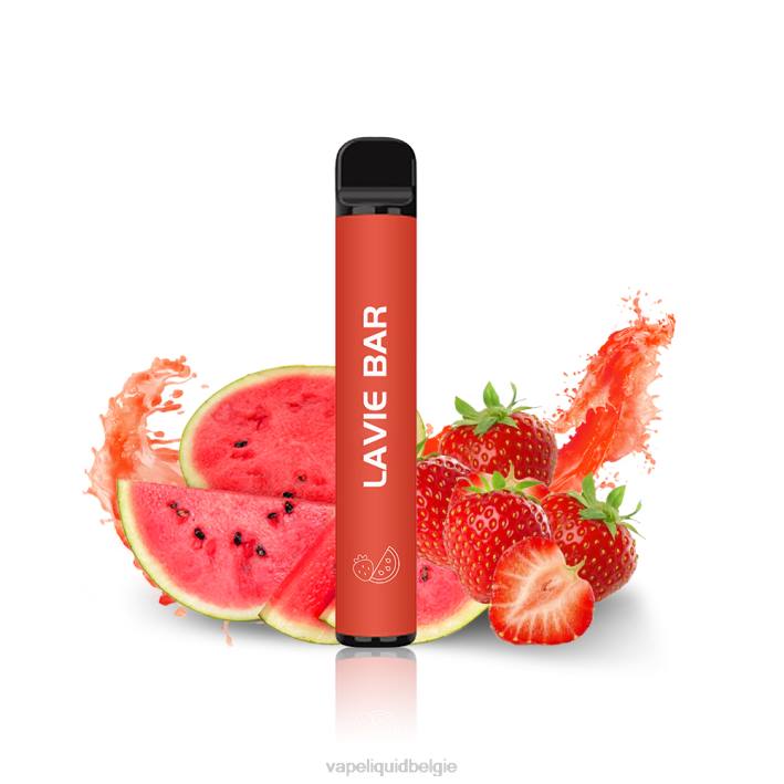 B82B327 E-Liquid Kopen België | watermeloen aardbei LAVIE BAR 2% versie 800 trekjes