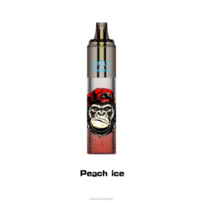 B82B355 Vape België | perzik ijs LAVIE OCO Carnaval 10.000 trekjes